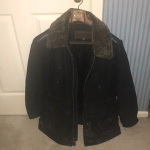 Timberland Waterproof Lambskin Leather Jacket